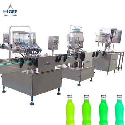 1000 Bph Sprankelend Drank Bottelend Materiaal/Heet vult Bottelend Materiaal leverancier